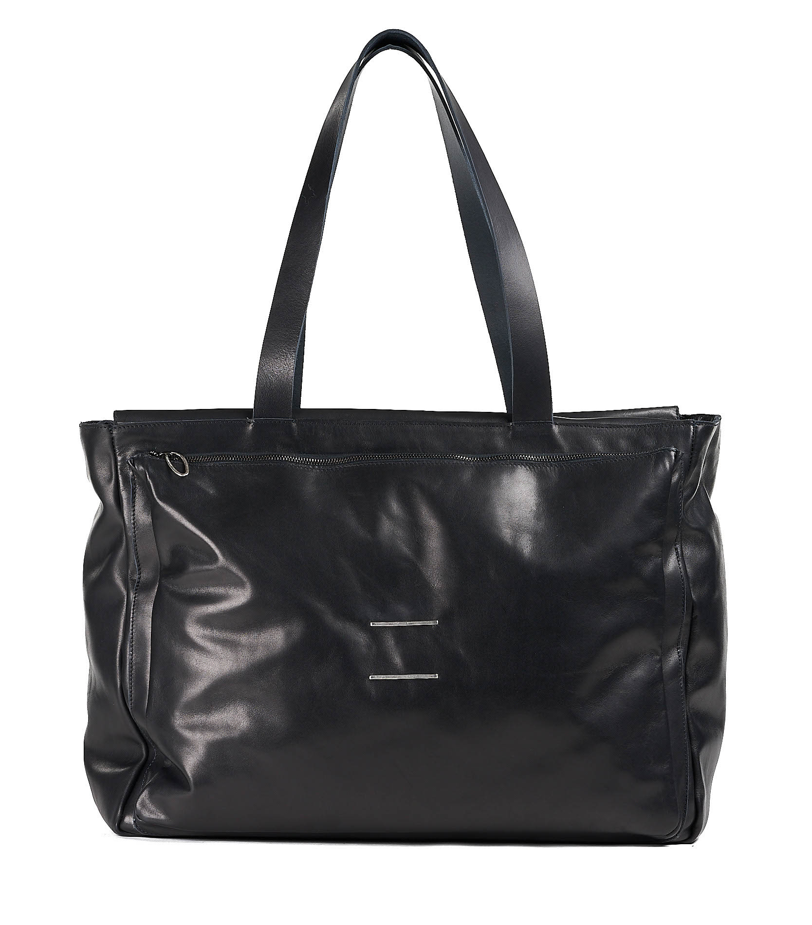 daniele basta leather and silver bags - FRONT